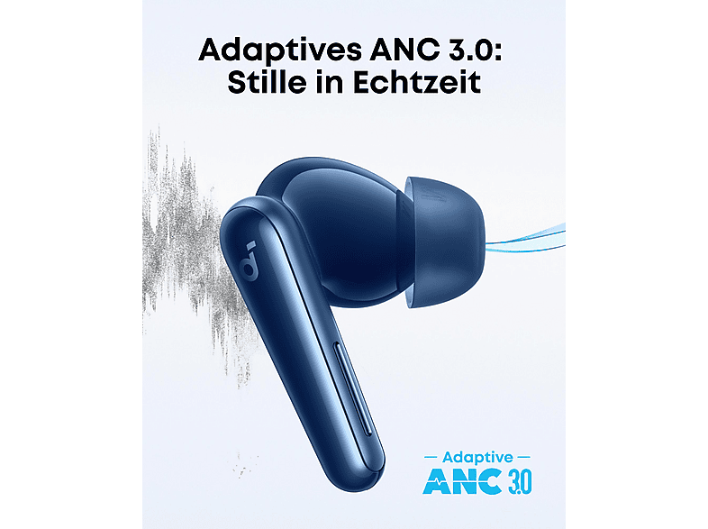 Thumbnail - SOUNDCORE BY ANKER Liberty 5, In-ear Kopfhörer Bluetooth Ozean-Blau