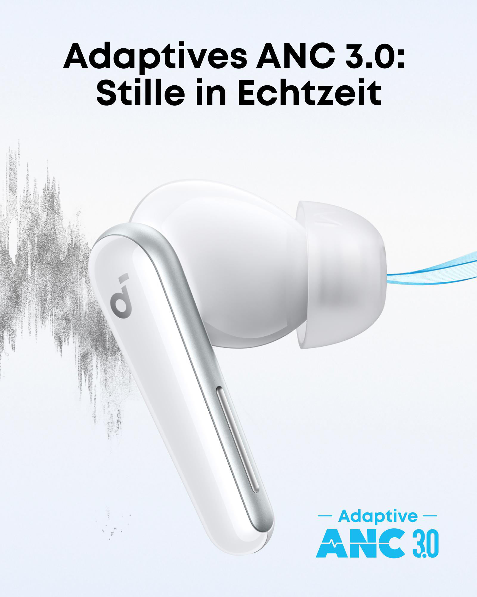 ANKER Liberty 5 True Wireless Earbuds, Wolken-Weiß | MediaMarkt
