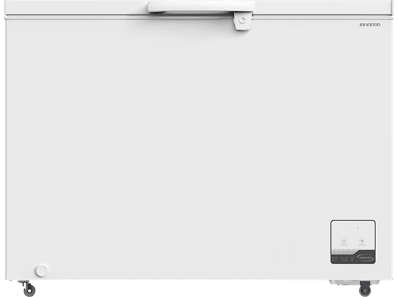 Congelador horizontal - Infiniton CH-30H86WEH, 299 l, 83.5 cm Altura, Libre instalación, Tecnología Inverter con compresor Silent design, Blanco
