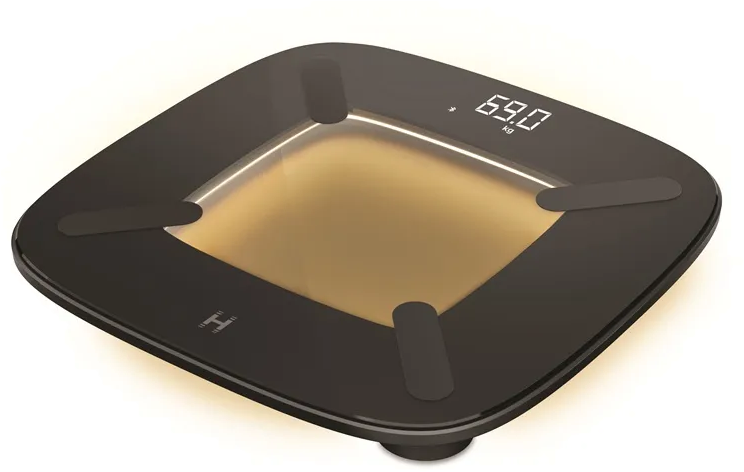 HOMEDICS glo testelemző mérleg mozgásérzékelős világítással