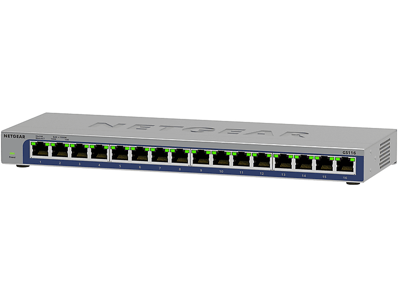 NETGEAR GS116v3 Unmanaged Gigabit-Ethernet-Switch mit 16 Ports — Foto 4 von 5