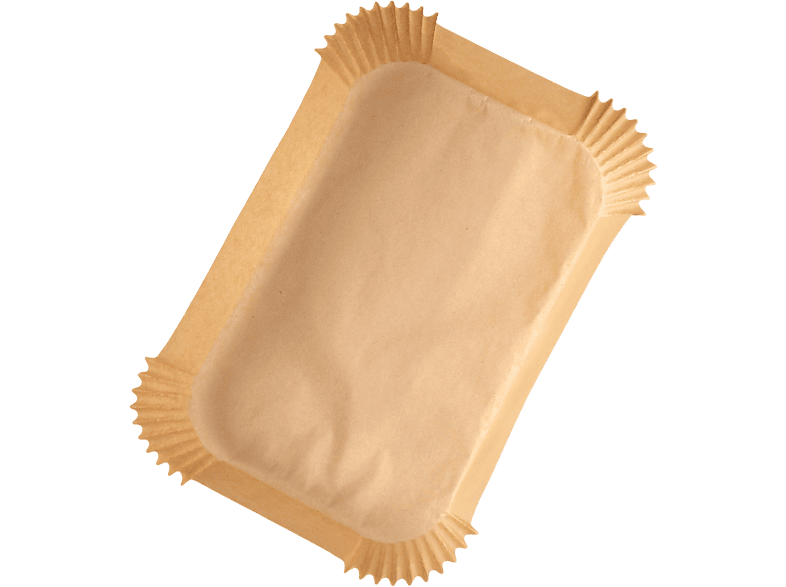 Koenic Air Fryer Backpapierschalen 100 Stk. 22x14cm, 5-7l; Backpapier für Heißluftfritteuse