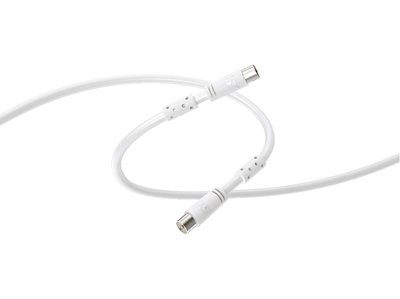 ISY ISA-9025 SAT Kabel 3m, Weiss