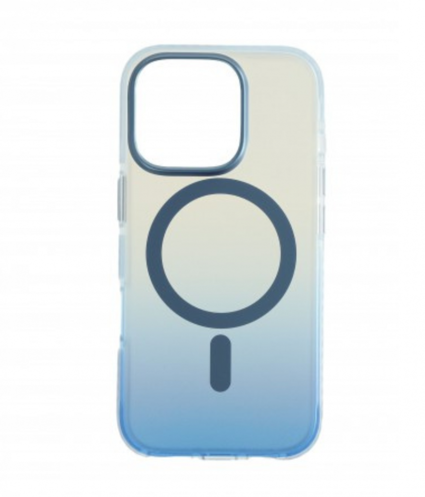 CASE AND PRO iPhone 16 Pro mágneses tok, kék-átlátszó (MAG-IPH16PR-BLTP)