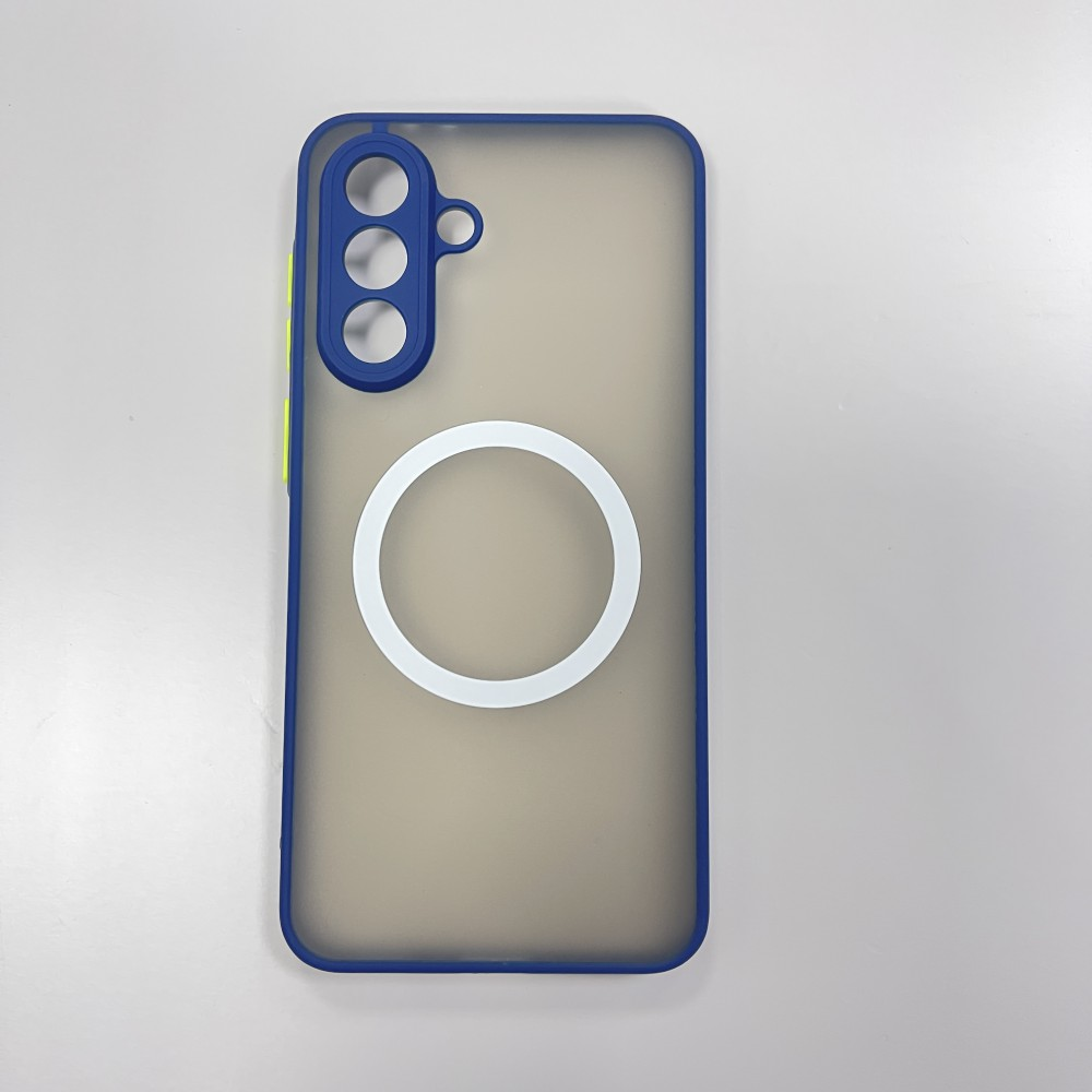 CASE AND PRO Samsung Galaxy A56 mágneses műanyag tok, kék-zöld (MATTM-A56-BLG)