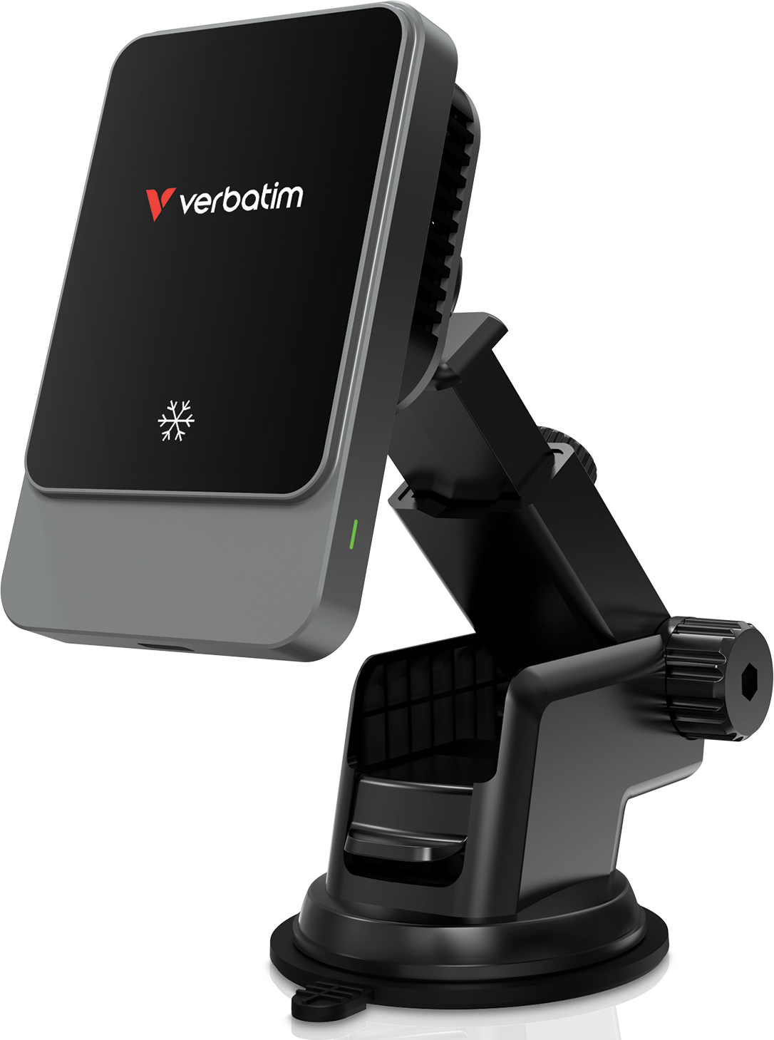 VERBATIM Charge 'n' Drive mágneses vezeték nélküli autós töltő, fekete (31862)