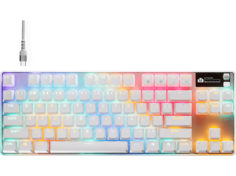 SteelSeries Apex Pro TKL Gen 3 US Biały – zdjęcie 2