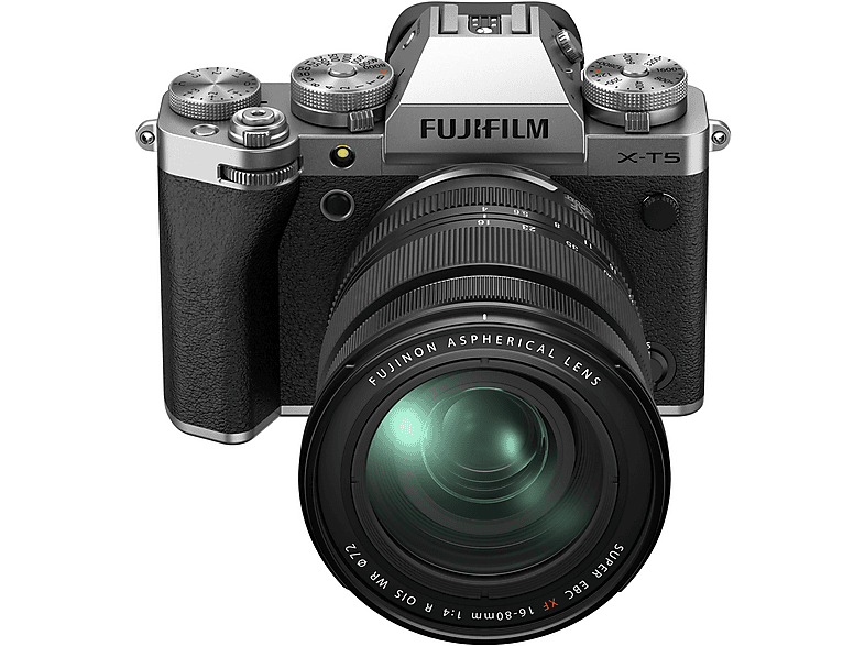 Thumbnail - FUJIFILM X-T5 Kit Spiegellose Systemkamera mit Objektiv 16-80mm, 7,6 cm Display Touchscreen, WLAN