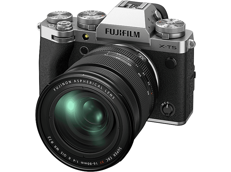 Thumbnail - FUJIFILM X-T5 Kit Spiegellose Systemkamera mit Objektiv 16-80mm, 7,6 cm Display Touchscreen, WLAN
