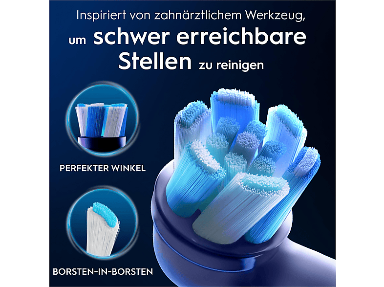 Thumbnail - ORAL-B iO Ultimative Reinigung, für elektrische Oral-B Zahnbürsten, 'Borsten-in-Borsten' Bündel, Weiß, 2 Stück Aufsteckb...