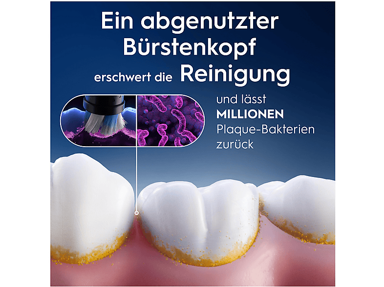 Thumbnail - ORAL-B iO Sanfte Reinigung, geeignet für empfindliches Zahnfleisch, Weiß, 2 Stück Aufsteckbürsten