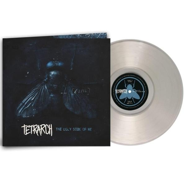 Vinyl lemez borító sötét légy képpel és a 'TETRARCH THE UGLY SIDE OF ME' felirattal.