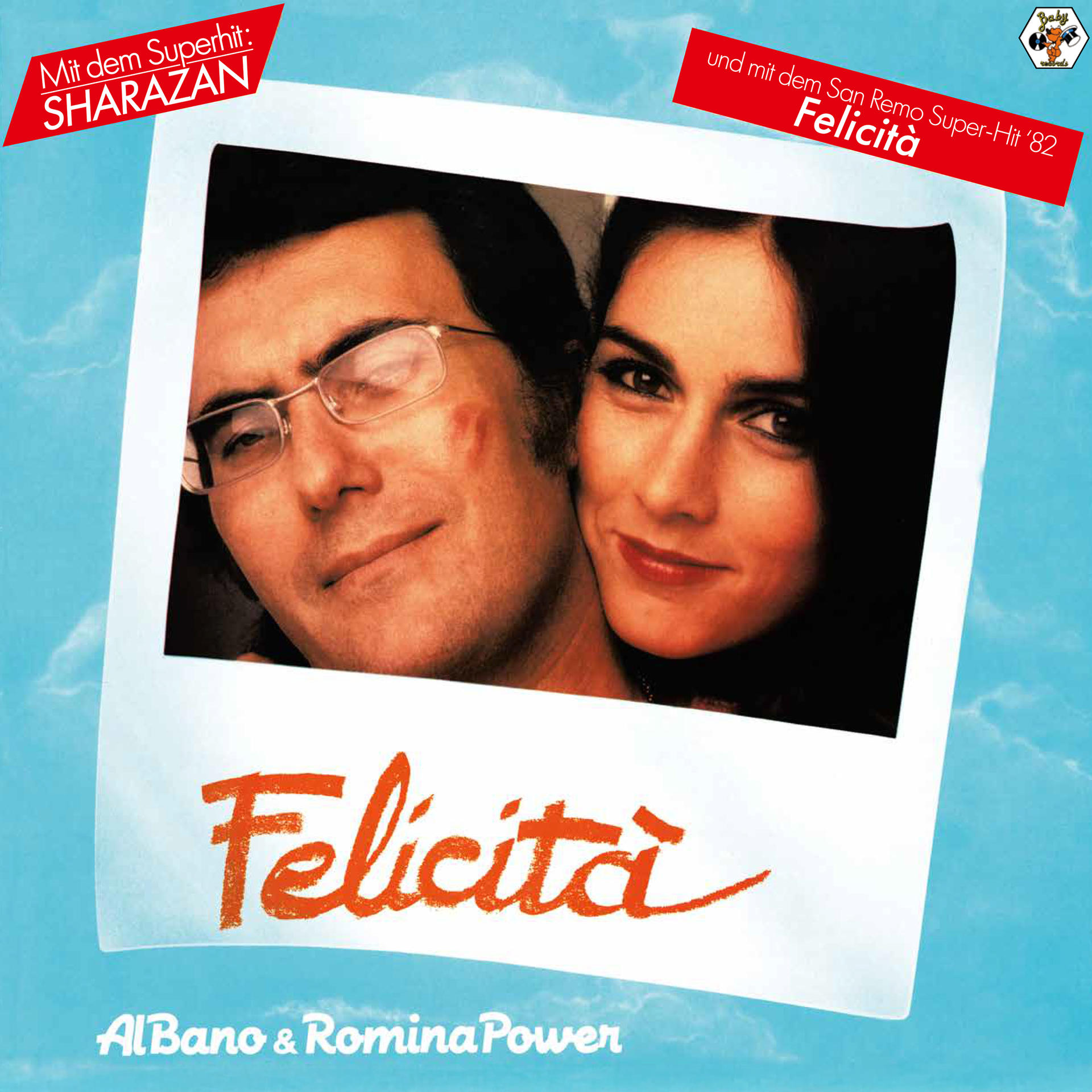 CD-Cover: Foto eines Paares im Polaroid-Stil. Titel: Felicita.