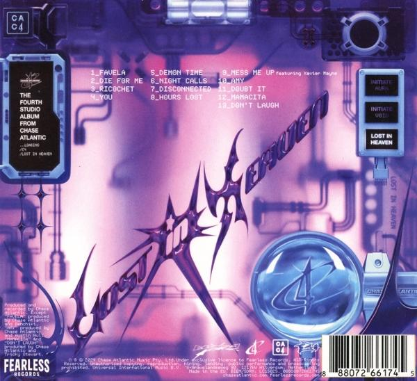 Albumcover in Blau- und Lilatönen. Mit Albumtitel 'EPIDOTE' und Songtiteln. Enthält einen Barcode und das Fearless Records-Logo.