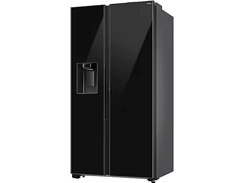 Chłodziarko-zamrażarka Side by SAMSUNG RS80F64JEBEO Czarne szkło – zdjęcie 3