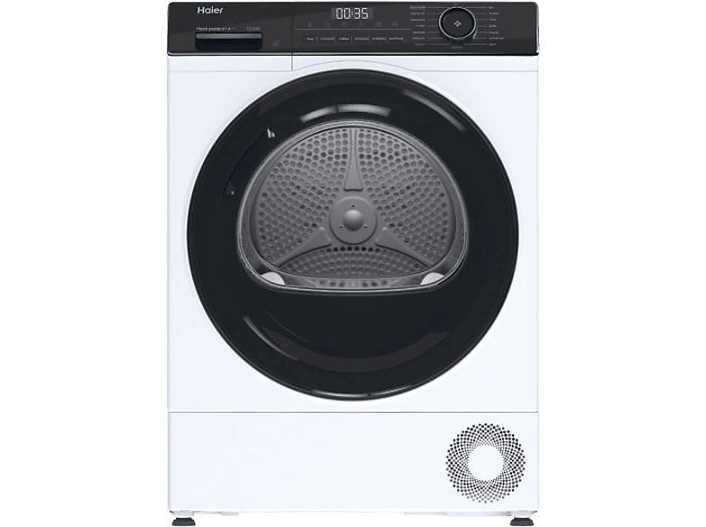 Haier HD91-A3939E I-pro Serie 3 Wärmepumpentrockner (9 kg, EEK: C, 64 dB(A)), Weiß)