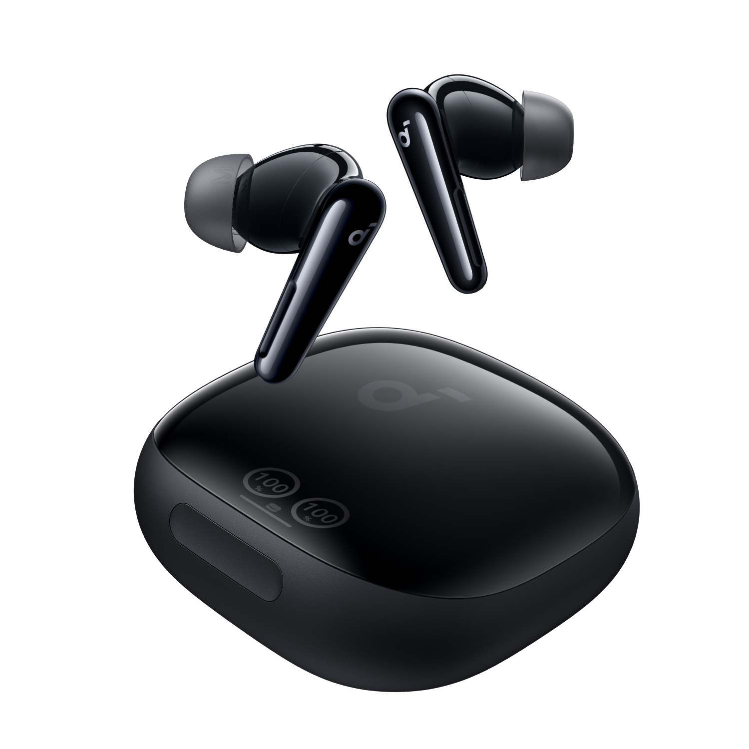 Soundcore Liberty 4 Pro Oordopjes Glanzend Zwart