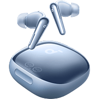 MediaMarkt SOUNDCORE Liberty 4 Pro Oordopjes Glanzend Lichtblauw aanbieding