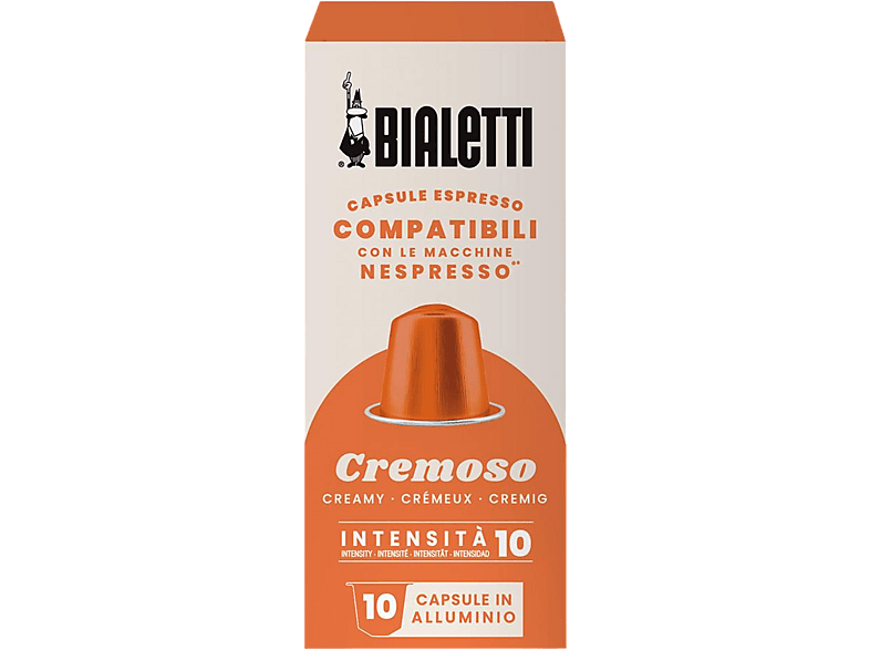 BIALETTI Nespresso Uyumlu Cremoso Kapsül Kahve 10 Adet