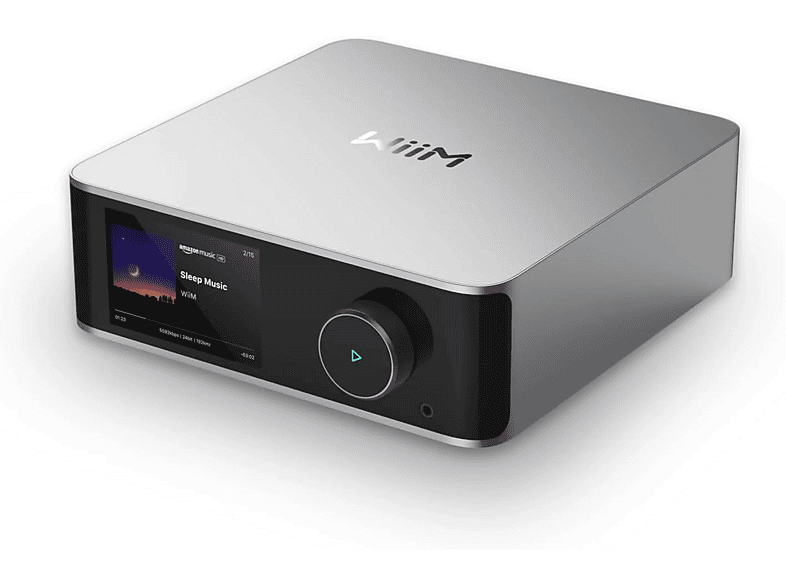 WiiM Ultra - Audiophiles Streaming-Flaggschiff. High-Res-Wireless Streamer, Silber; Audio Streaming Player