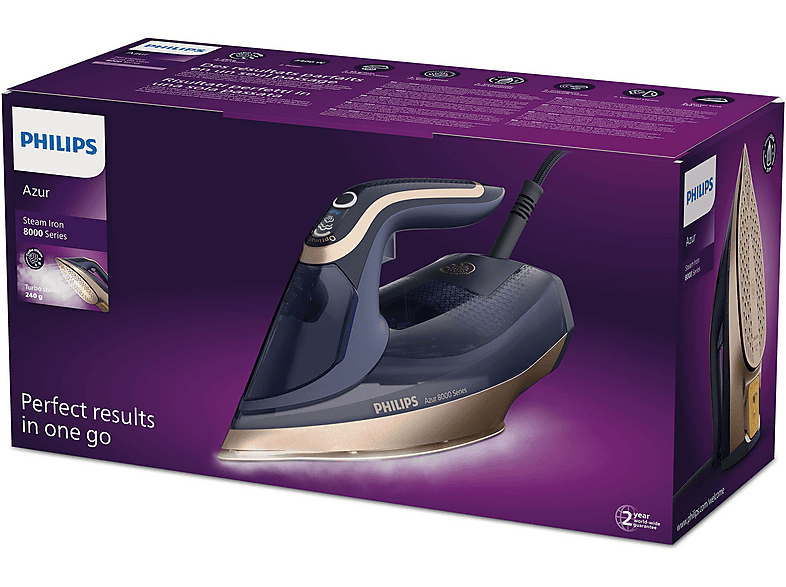 Philips Azur DST8050/20 niebieski – zdjęcie 2