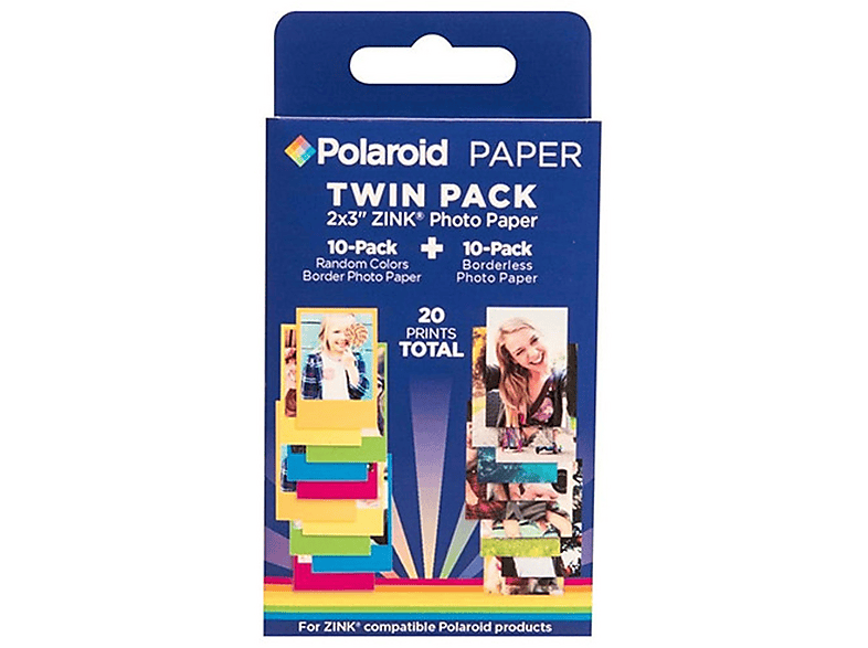 Pellicola Istantanea Polaroid Carta Zink MIX 2X320