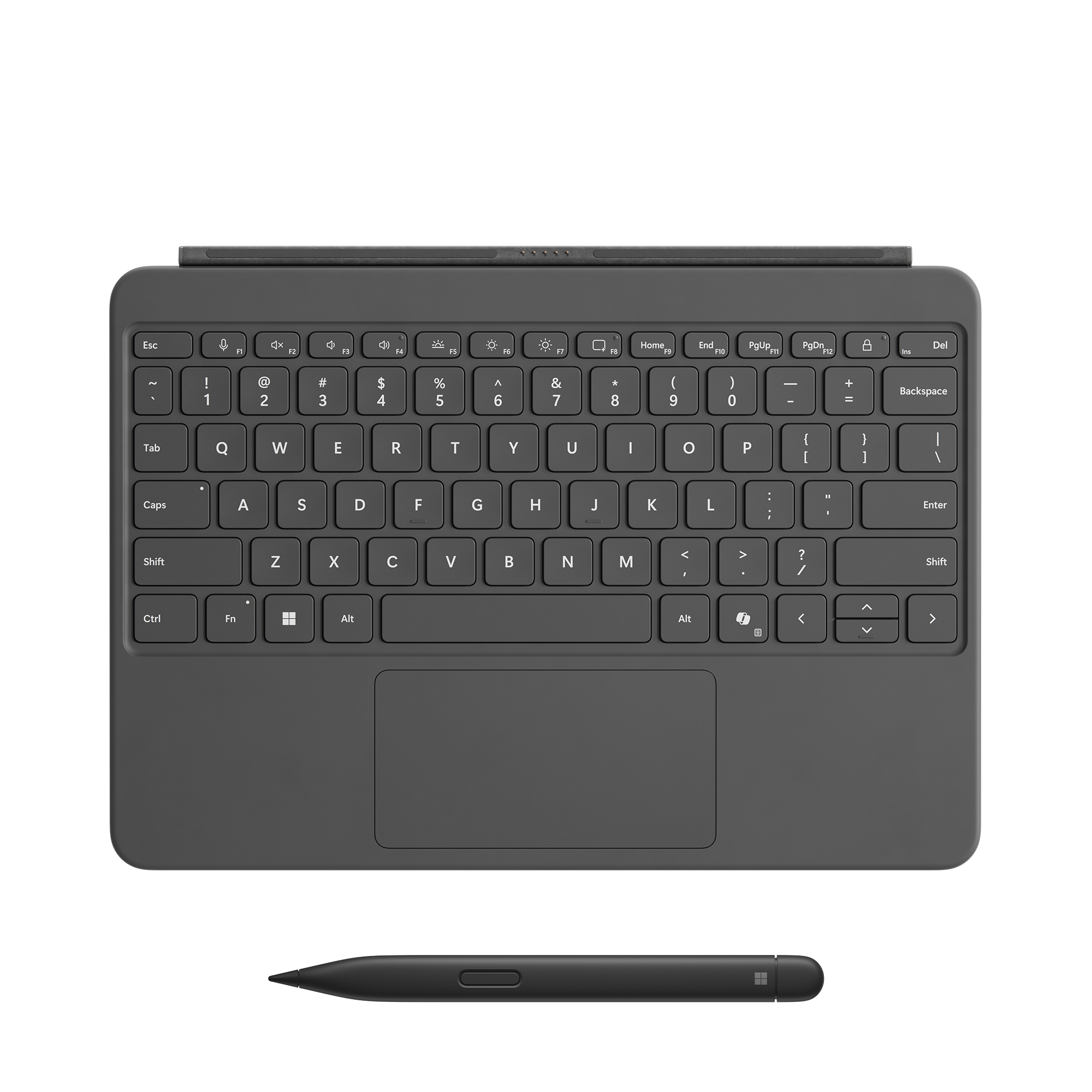 Microsoft Type Cover Surface Pro - 13 Inch + Slim Pen Keyboardcover Platinum