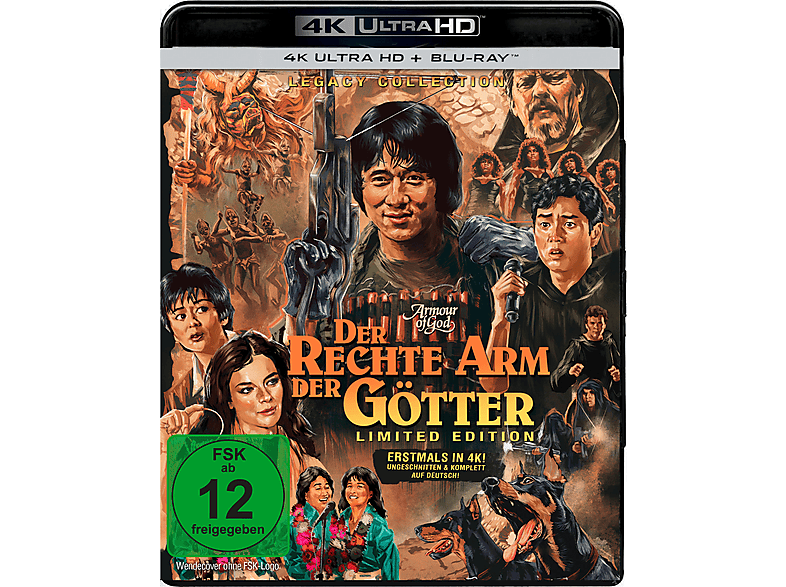 Armour of God - Der rechte Arm der Götter 4K Ultra HD Blu-ray + Blu-ray (FSK: 12)