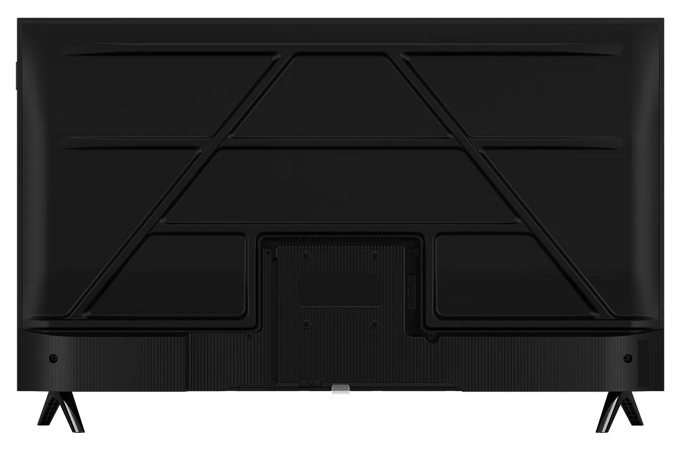 Telewizor TCL wyświetla kolorowy obraz motyla ze skrzydłami.