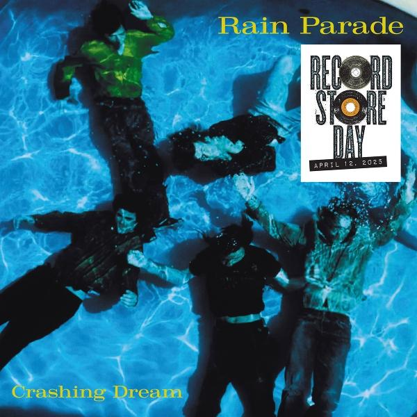 Emberek a vízben. Record Store Day poszter. Rain Parade és Crashing Dream szöveg.