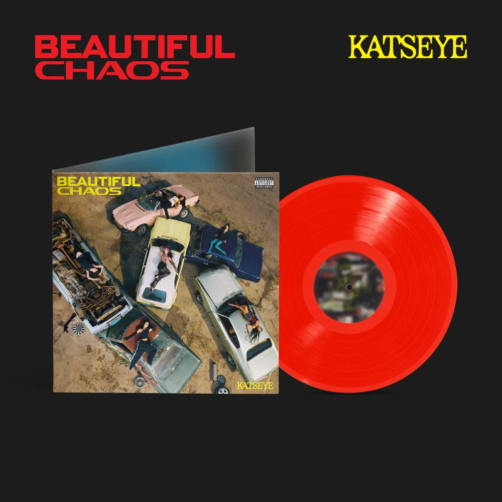 KATSEYE | BEAUTIFUL CHAOS (Exklusiv Pomegranate LP) - (LP (analog