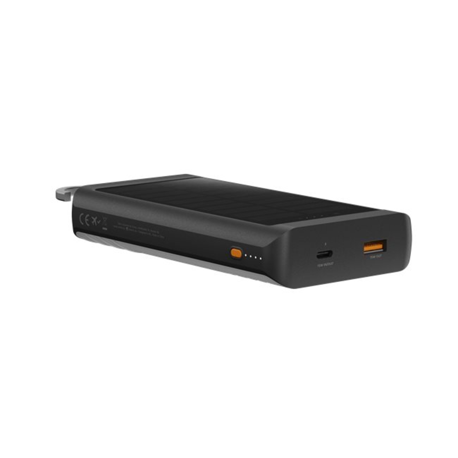 XTORM Xtorm 15W Go2 Solar Powerbank 10.000 mAh + Light - Charcoal Noir - XG2S101