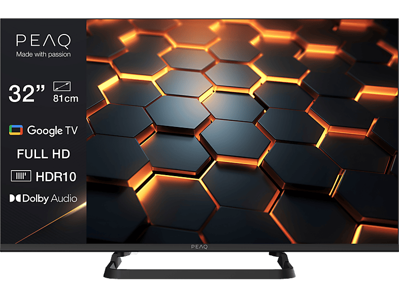 PEAQ PTV 32GF-5025C TV (Flat, 32 / 80 cm, Full-HD, Smart TV)