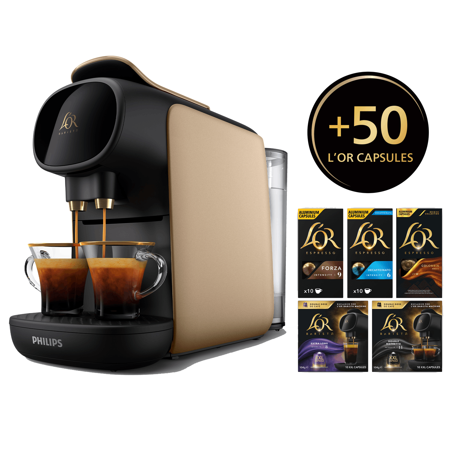 PHILIPS L’Or Barista LM9012/75 Koffiezetapparaat Goud