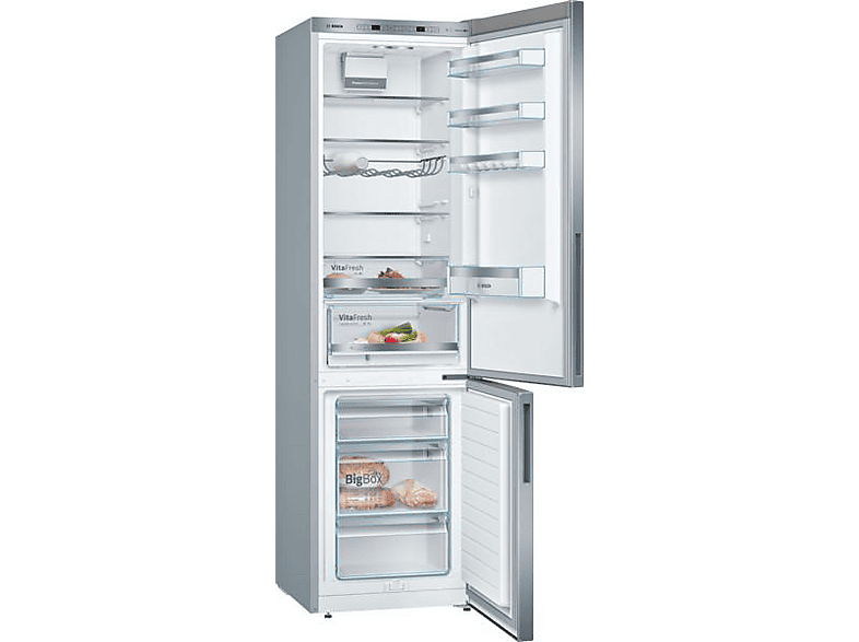 BOSCH KGE39ALCA Serie 6 Kühlgefrierkombination (C, 343 l, 2010 mm hoch, inox-look)