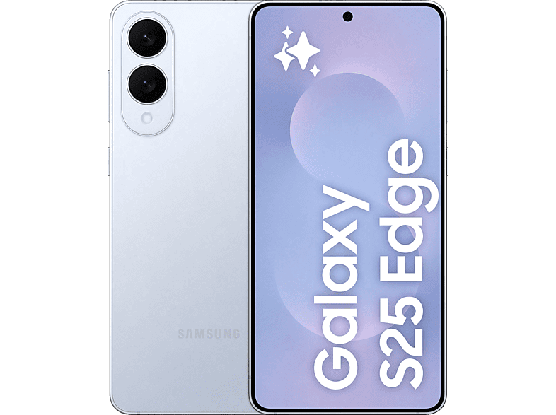 Samsung Galaxy S25 Edge, Azul, 256 GB, 12 GB RAM, 6.7 WQHD+, Qualcomm Snapdragon 8 Elite, 3900 mAh, Android 15