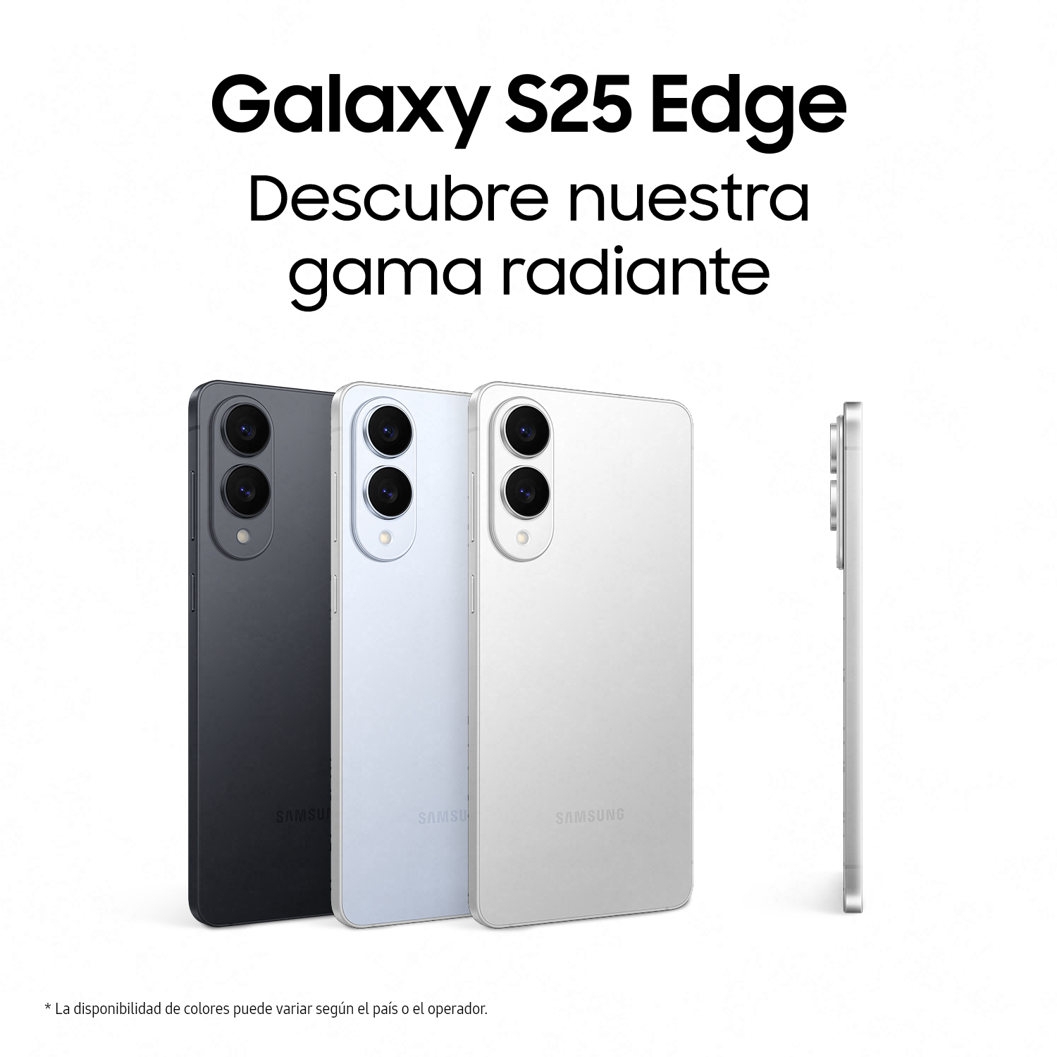 Móvil | Samsung Galaxy S25 Edge, Negro, 512 GB, 12 GB RAM, 6.7