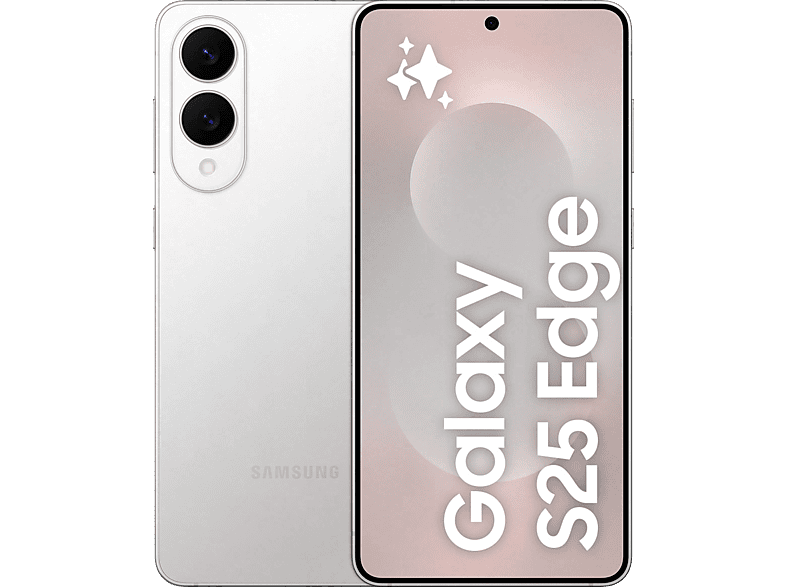 Samsung Galaxy S25 Edge, Plata, 512 GB, 12 GB RAM, 6.7 WQHD+, Qualcomm Snapdragon 8 Elite, 3900 mAh, Android 15