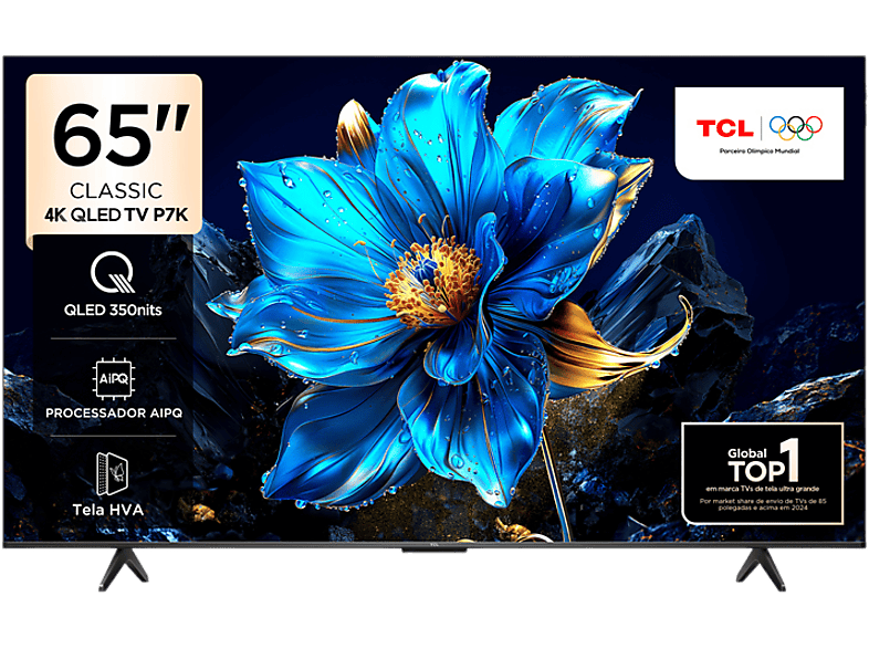 TCL 65P7K 65 inç 165 Ekran Uydu Alıcılı Smart 4K UHD QLED Google TV