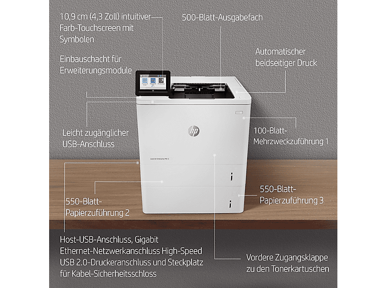 Thumbnail - HP - B2B LaserJet Enterprise M612dn Laserdrucker
