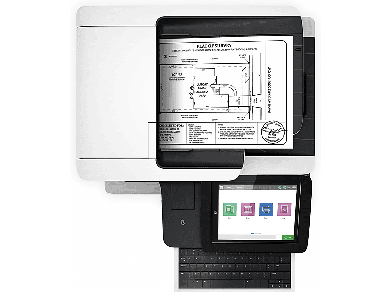Thumbnail - HP - B2B LaserJet Enterprise Flow MFP M528z Multifunktionsdrucker