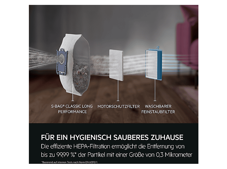 Thumbnail - AEG AB 61 C 2 OKO Standard Nutzung Bodenstaubsauger, maximale Leistung: 750 Watt