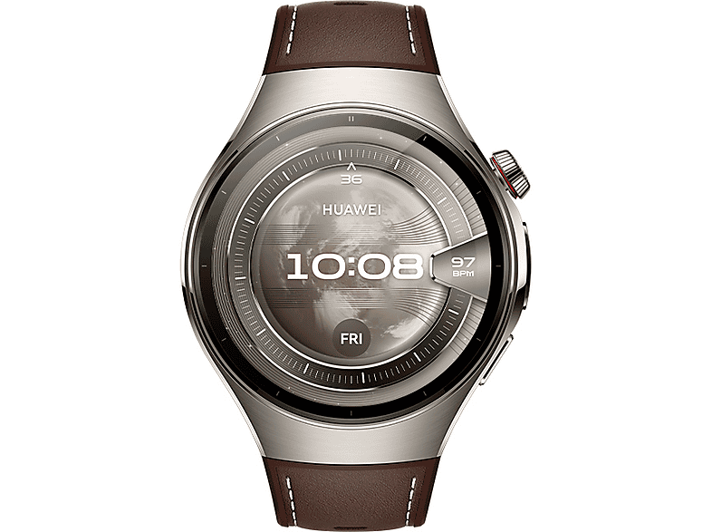 Huawei Watch 5 Classic Funkcje AI 46mm LTE Brązowy – zdjęcie 3