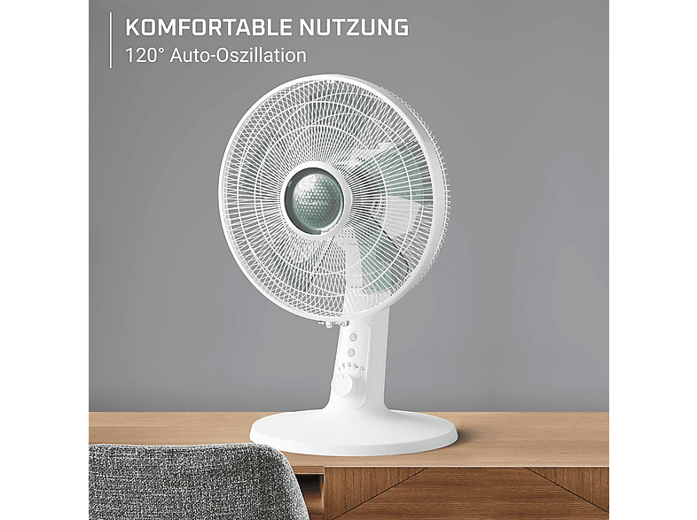 Thumbnail - ROWENTA VU2740 Turbo Silence Extreme+ Tischventilator Weiß (20 Watt)