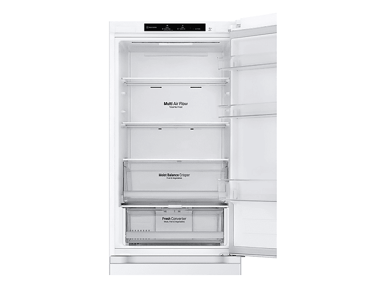 LG GBV3100CSW Serie 3 Kühlgefrierkombination (C, 344 l, 1860 mm hoch, Super White)