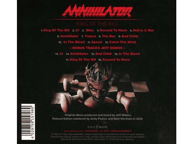 Thumbnail - Annihilator - King Of The Kill (CD Digipak) (CD)