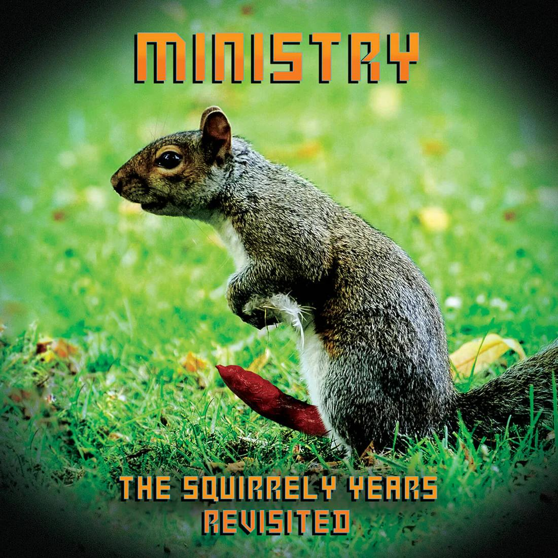Albumcover: Ein Eichhörnchen im Gras. Der Albumtitel steht oben. Der Himmel ist grün.