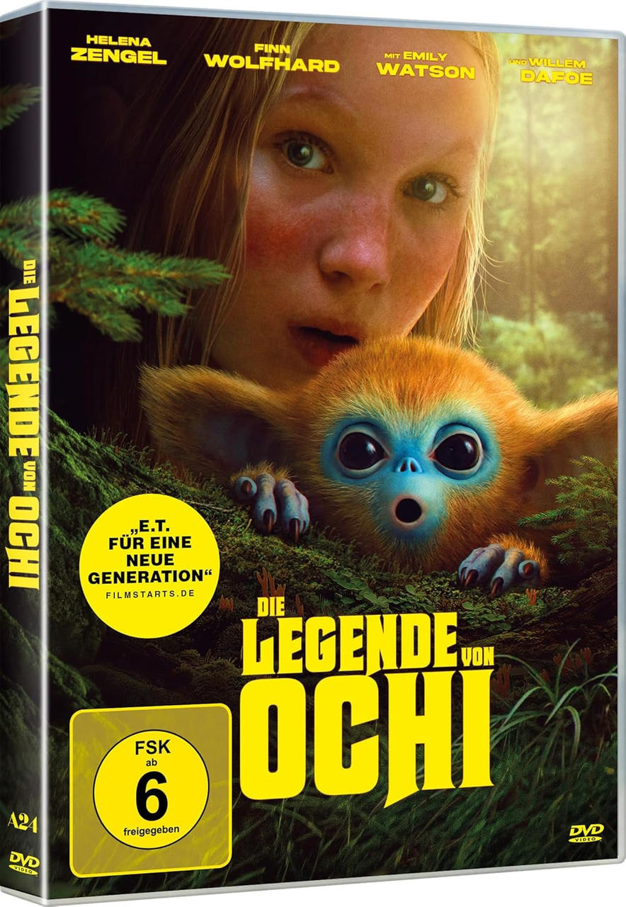 DVD-Cover: Mädchen, Kreatur, deutscher Titel, Filmstars.