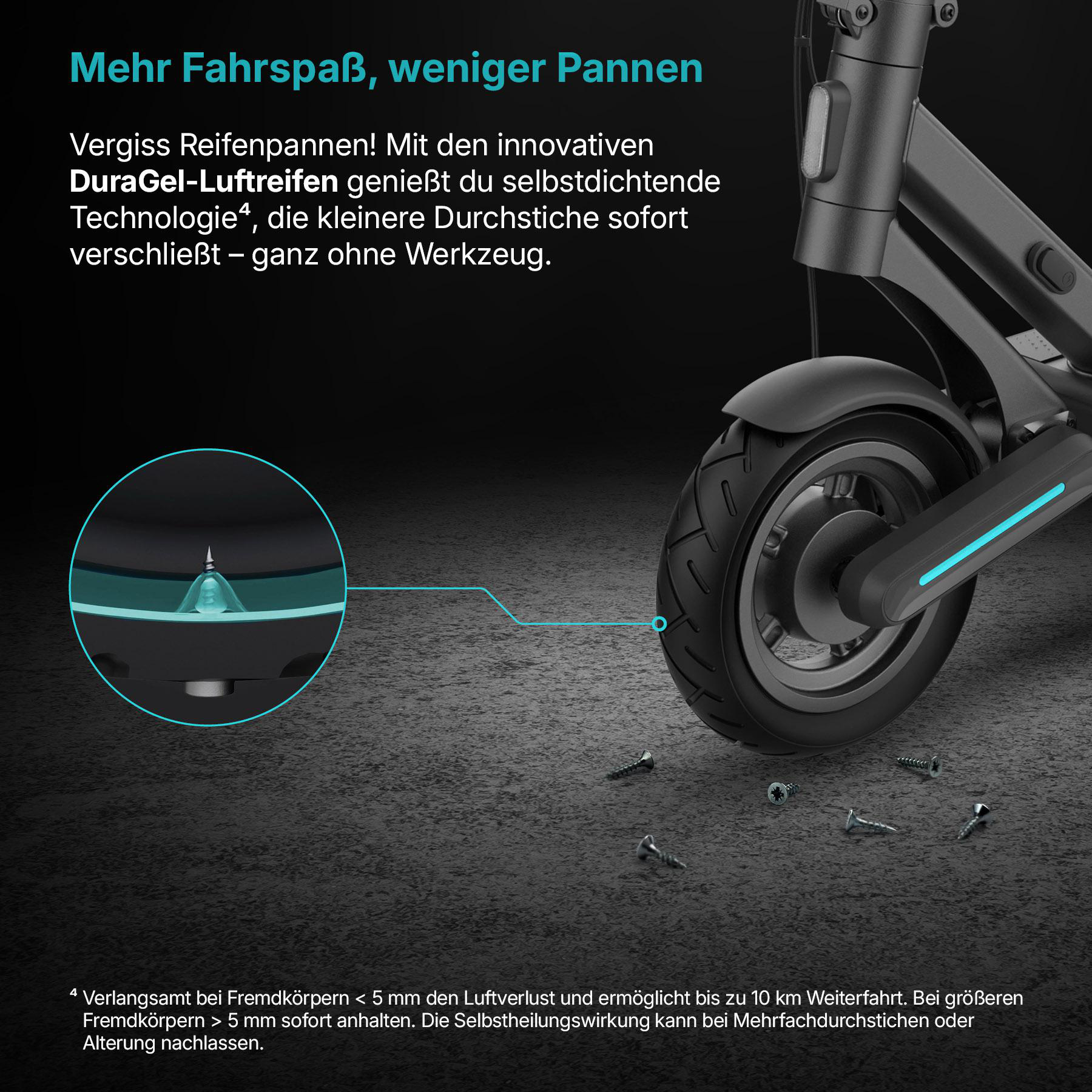 Draufsicht auf eine weiße Überwachungskamera.