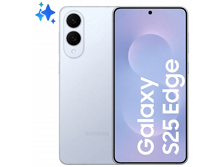 SAMSUNG Galaxy S25 Edge 256GB, 256 GB, Titanium Icyblue